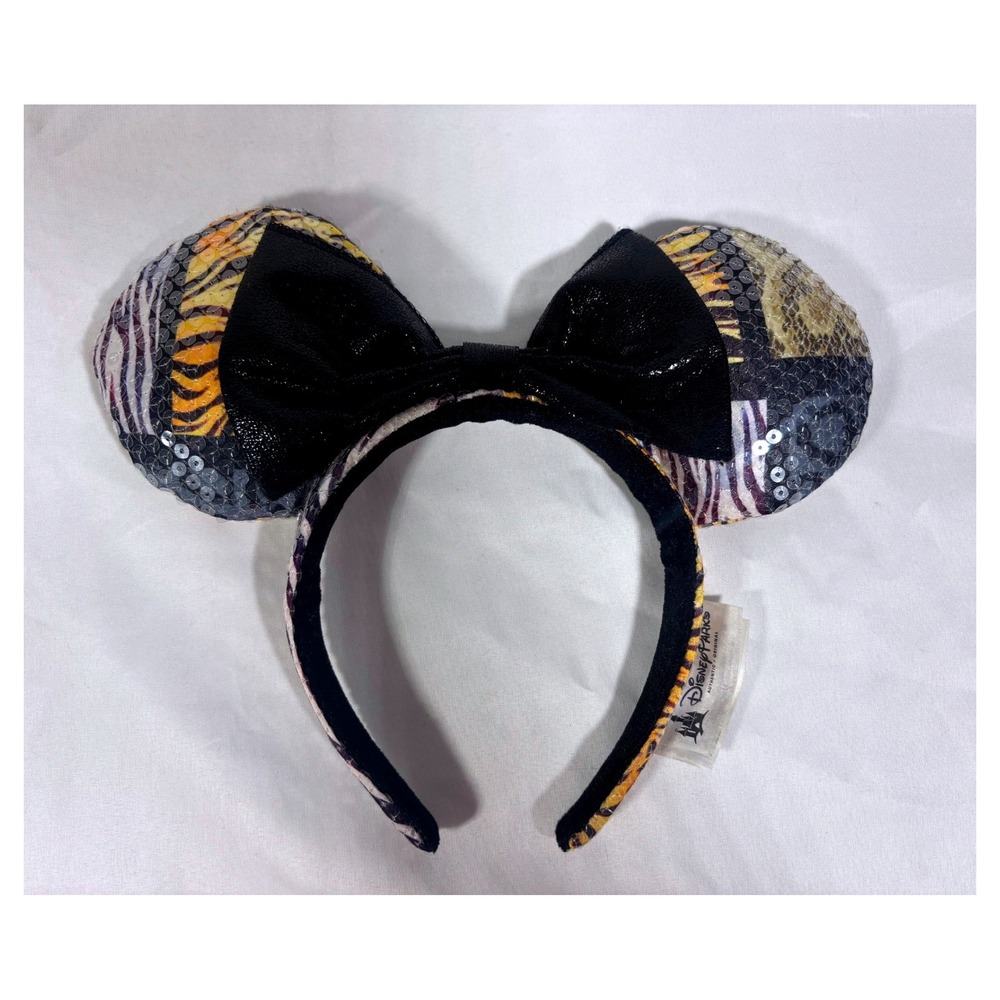Funky Safari Animal Print Disney Minnie Mouse Ears Headband Women OS Multi-Color